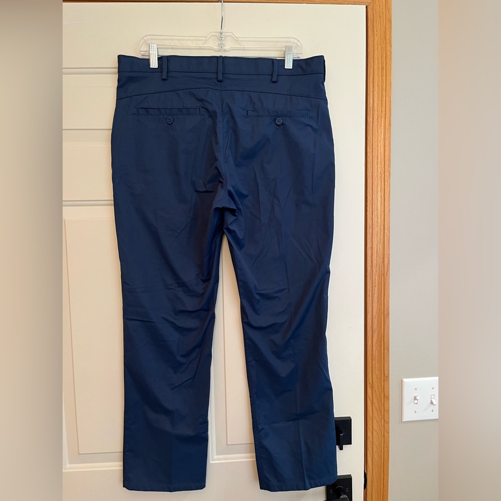 Men’s Izod Advantage performance blue pants with comfort waistband. Size 34x30 - Picture 2 of 13